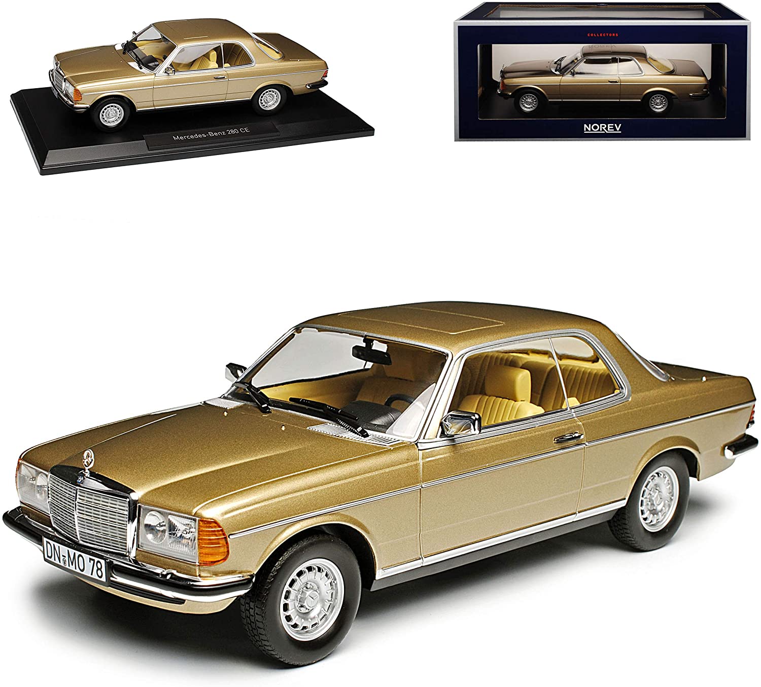 Norev Mercedes-Benz E-Class Coupe 280 Ce C123 Champagne Gold Metallic 1975-1986 1