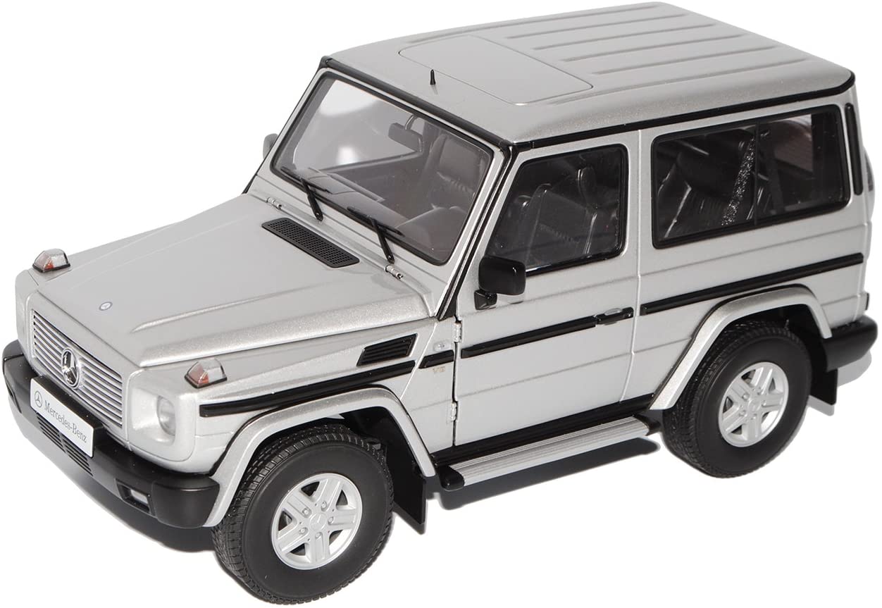 Mercedes-Benz G-Klasse G500 Silber 3 Türer 1998 W463 76112 1/18 Autoart Mod
