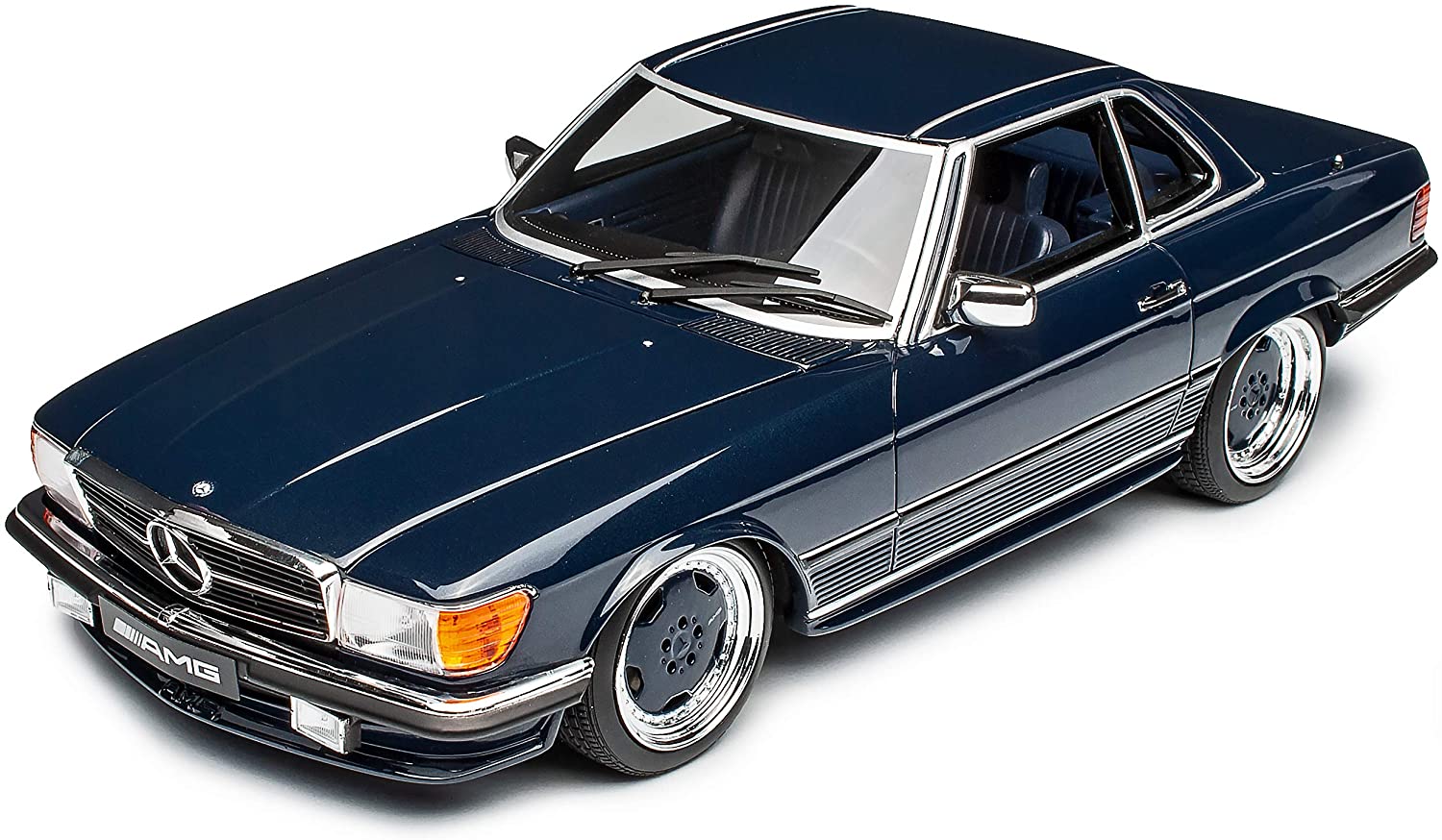 Ottomobile Mercedes-Benz Sl-Klasse 560Sl R107 Cabrio Blue Black Metallic With Hard Top