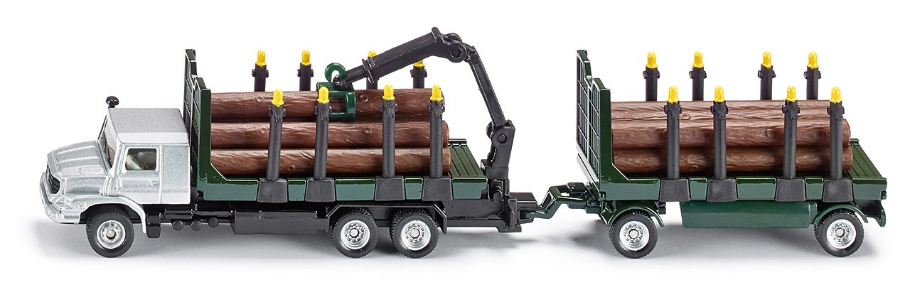 Siku Mercedes Zetros Log Transporter With Logs
