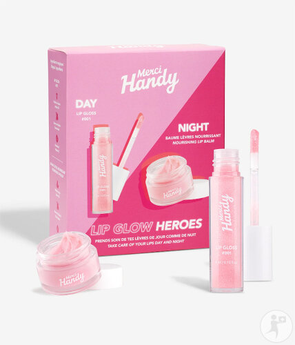 Merci Handy Gift Box Lip Glow Heroes Lip Care 2 Products