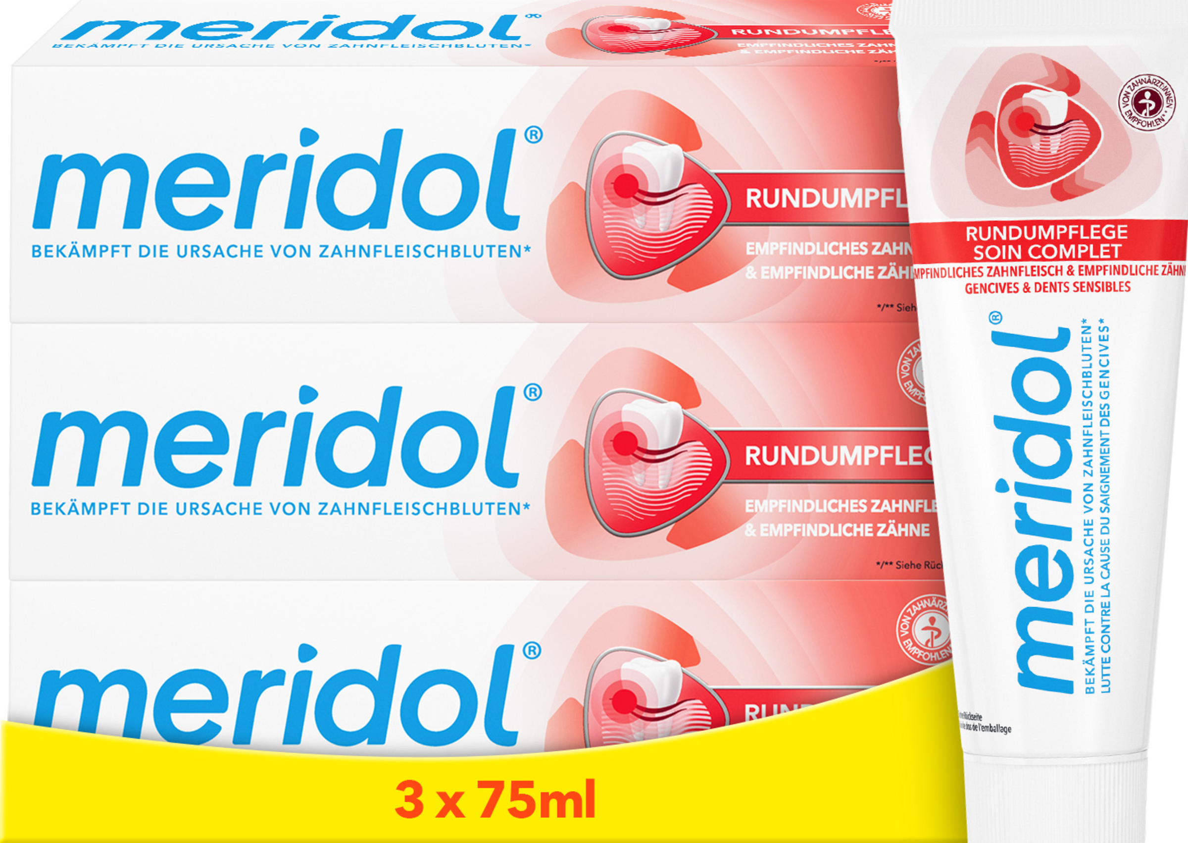 meridol Multipack Toothpaste All-round care for sensitive gums & teeth