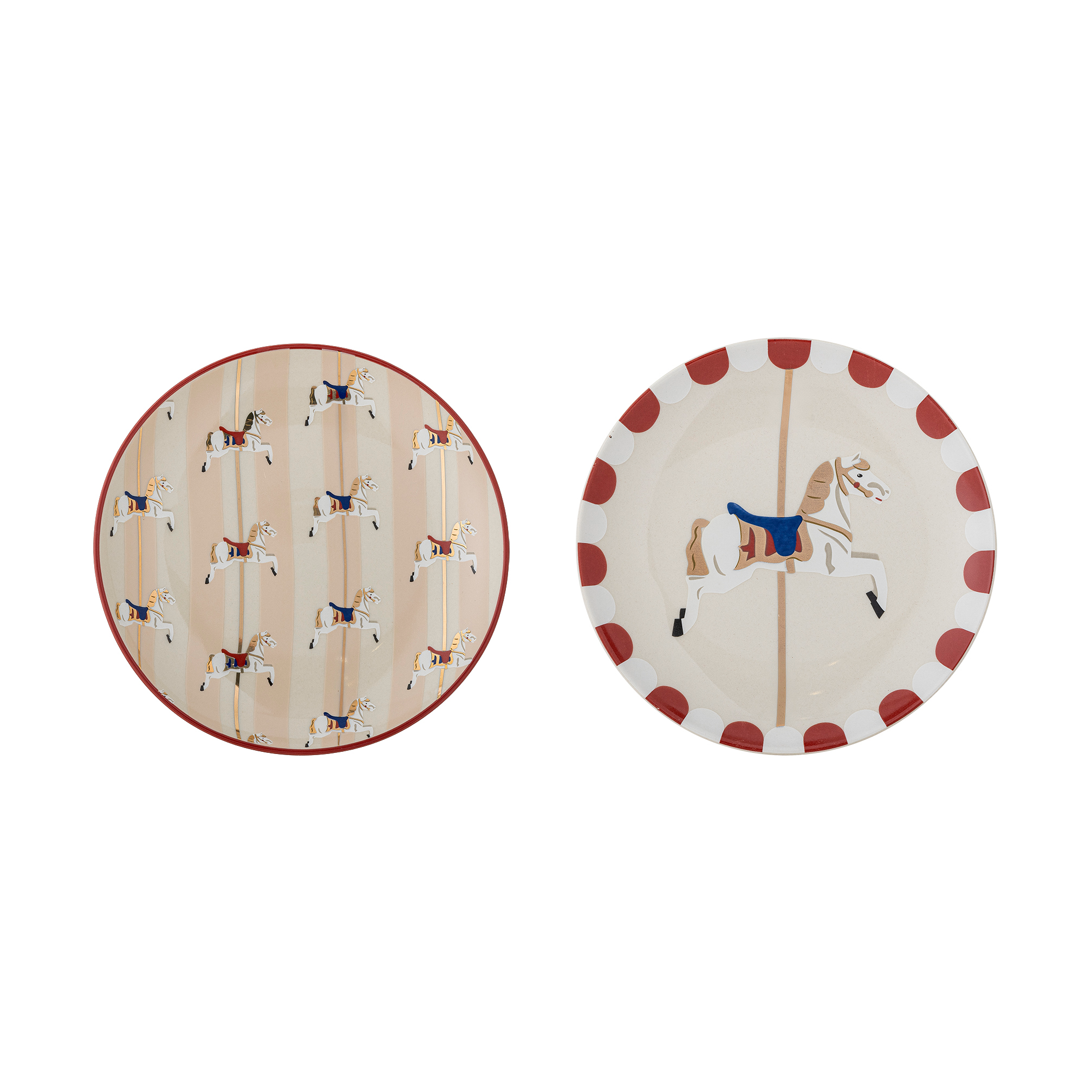 Bloomingville Merry-go-round plate Ø16 cm 2-piece set