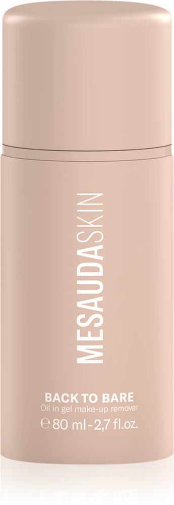 Mesauda Milano Back To Bare Gel for cleansing and make-up removal