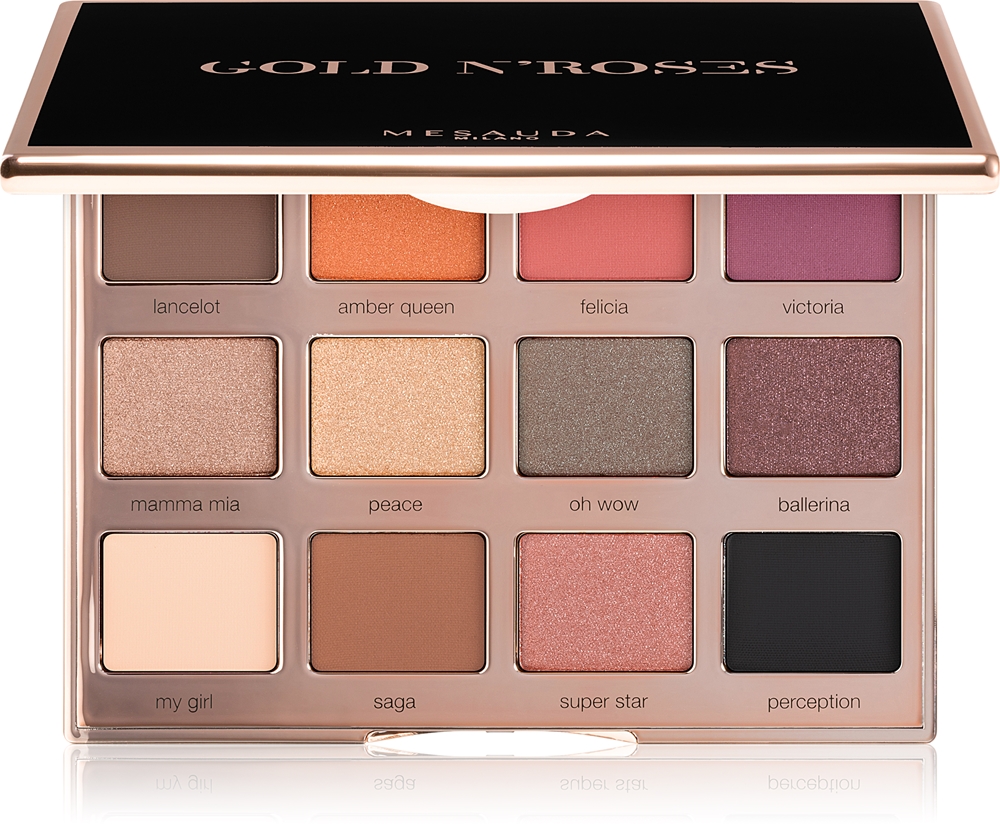 Mesauda Milano Gold NRoses Eyeshadow Palette