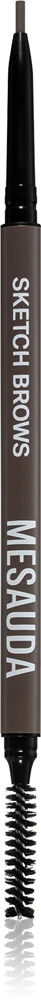 Mesauda Milano Sketch Brows automatic eyebrow pencil with brush Farbton 102 Brunette 0,09 g