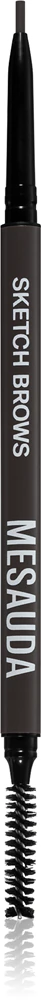 Mesauda Milano Sketch Brows automatic eyebrow pencil with brush Farbton 104 Dark 0,09 g