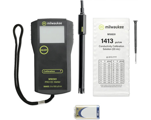 Measuring device aquarium Milwaukee MW301 Pro conductivity meter water analysis