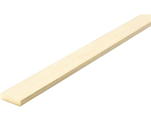 Hornbach Brass square profile 1.0x1.5x1000 mm