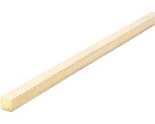 Hornbach Brass square profile 5.0x5.0x1000 mm