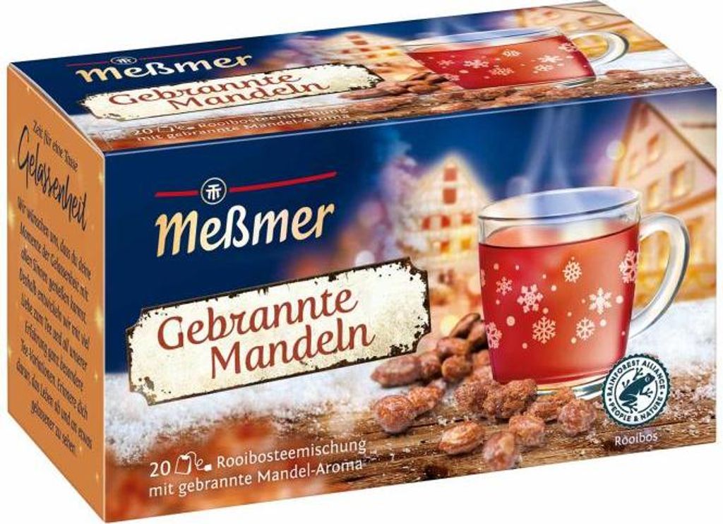 Meßmer Roasted Almonds 20 Tea Bags Rooibos Tea Blend 50g