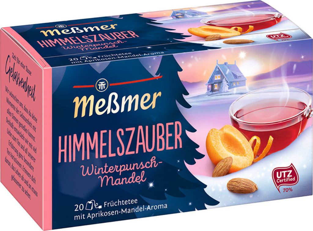 Meßmer Himmelszauber flavored fruit tea apricot almond 55g