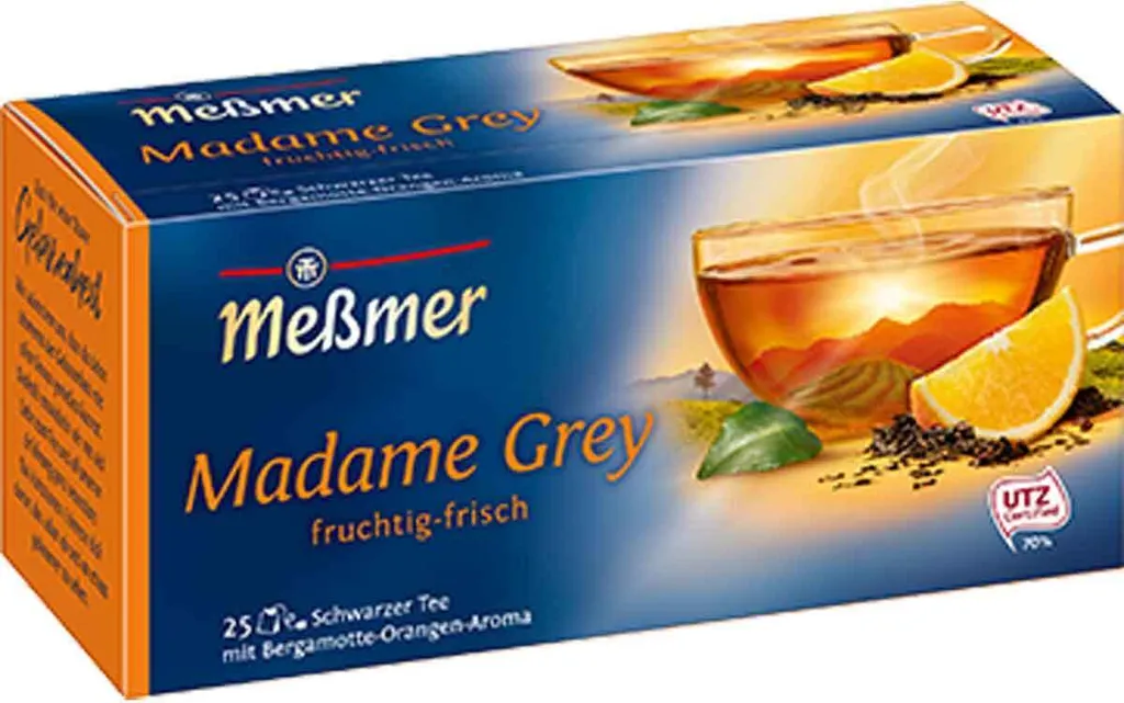 Meßmer Black Tea Madame Grey with Bergamot and Orange Flavor 43g