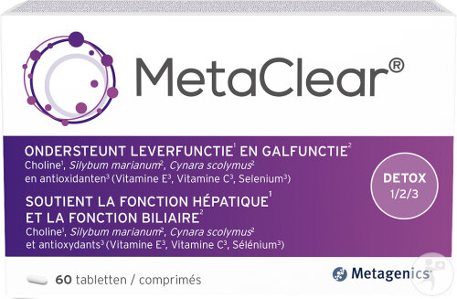 Restaxil Metagenics MetaClear 60 Tablets New Formula
