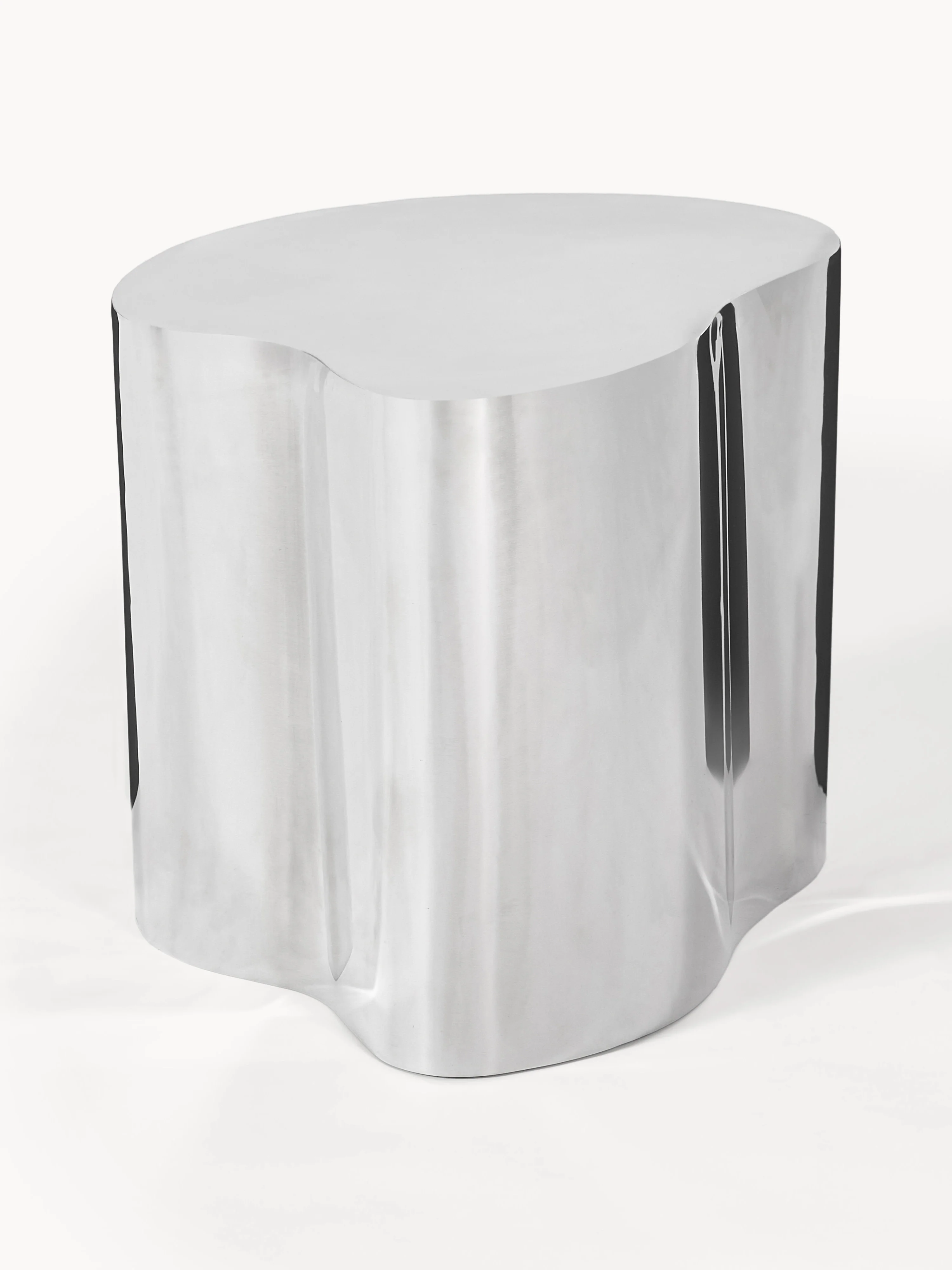 Westwing Collection Dale metal side table in organic shape