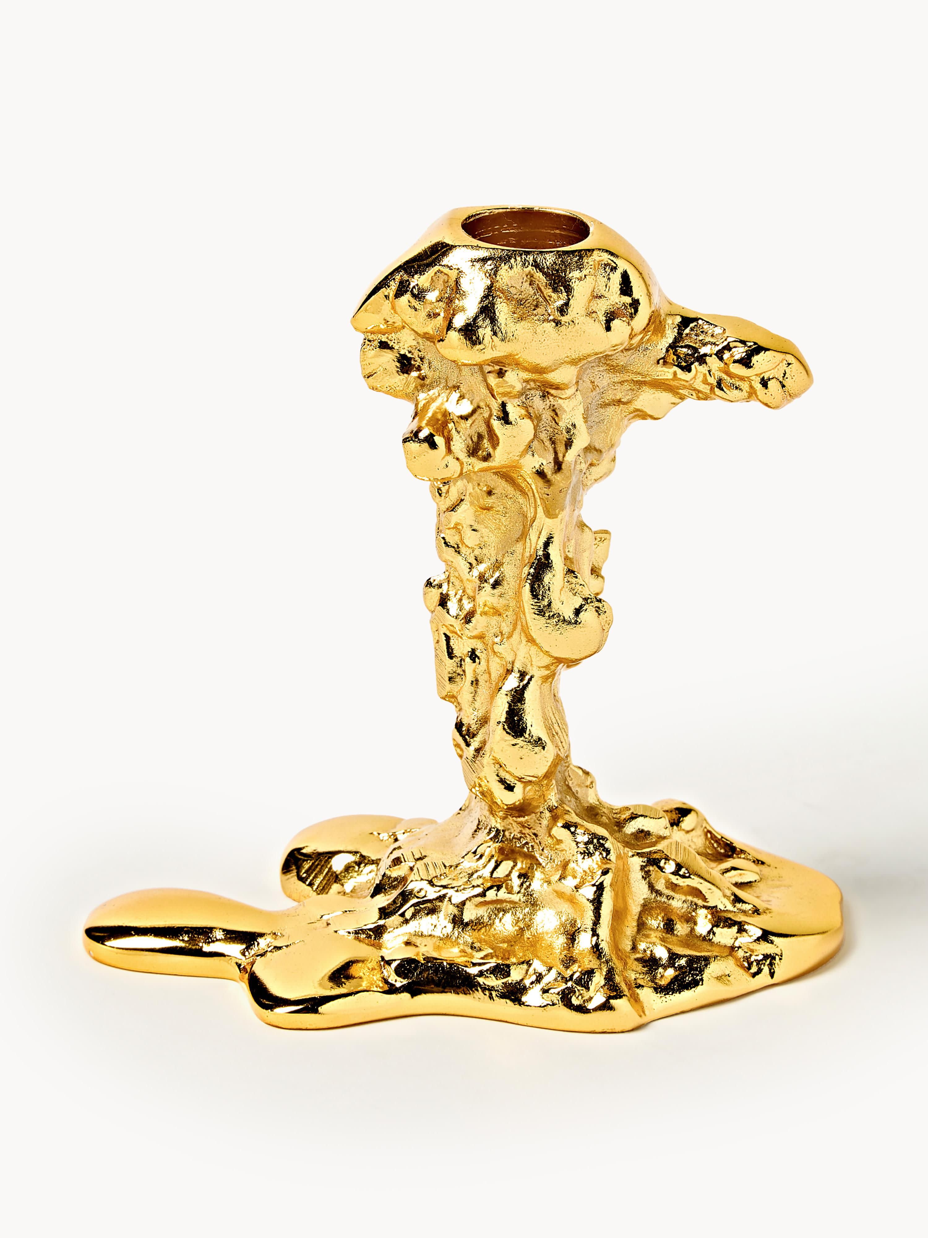 POLSPOTTEN Metal candle holder drip