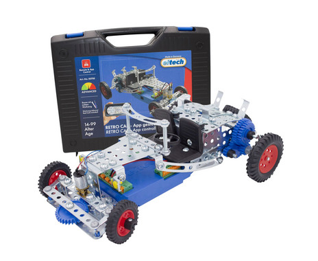Eitech Metal construction kit - Retro Car, app-controlled 2080g