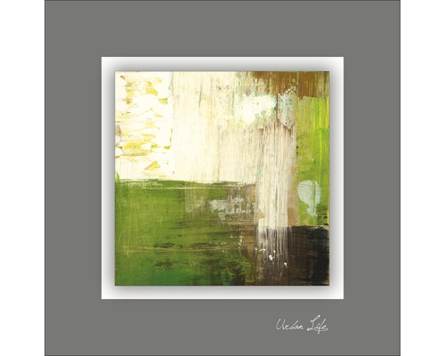 Pure Living Metal picture Green Fields III 50x50 cm DB041