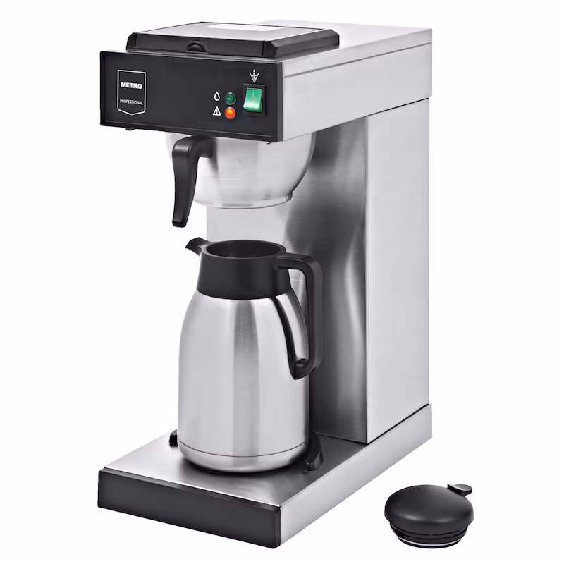 METRO PROFESSIONAL Filter Coffee Machine GCT2001, Stainless Steel, 1.9 L, 2000 W