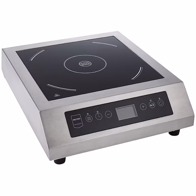 METRO PROFESSIONAL Induction Hob XL GIC3140, Stainless Steel, 39 x 49.5 cm, 1 Cooking Zone