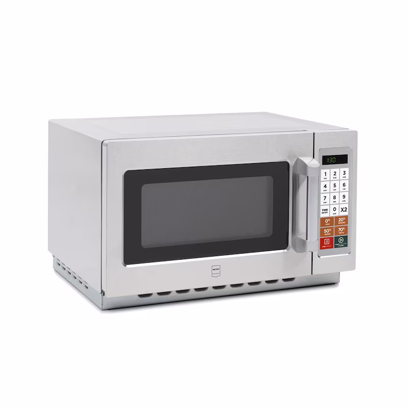 METRO Professional Microwave Oven GMW1034S, Stainless Steel, 55.3 x 48.5 x 34.3 cm, 100 Programs, 60-Minute Timer, 34 L, Max. Plate Diameter 32 cm, Silver