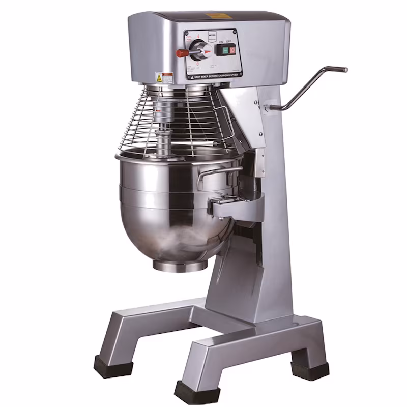 METRO PROFESSIONAL Planetary Mixer GPM1030, Cast Aluminum/Stainless Steel, 62 x 61 x 114 cm, 30 L, Silver