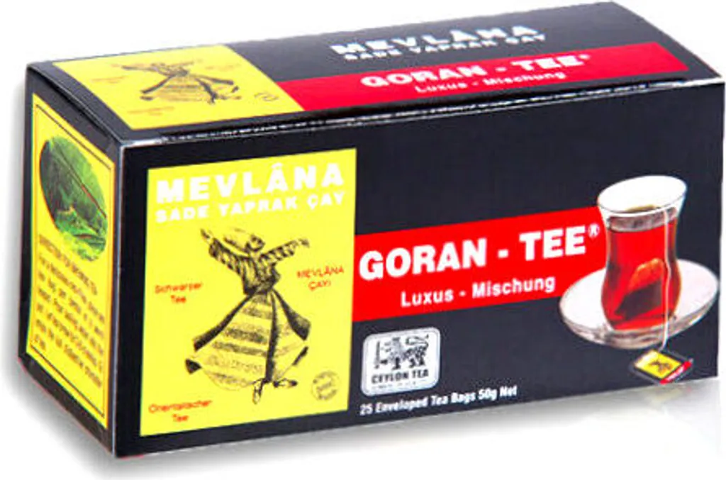 Mevlana Yaprak Cay Tea Bags 62.5g (25 x 2.5g) black