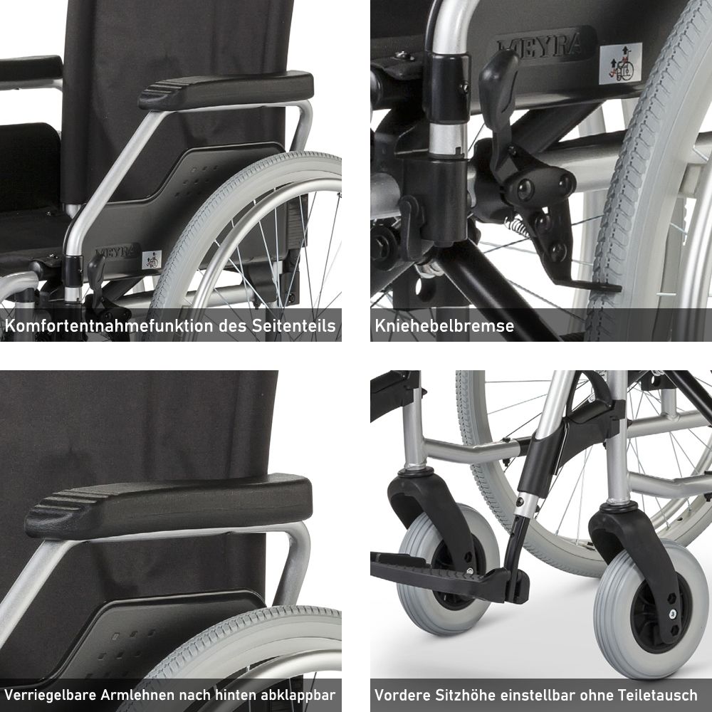 Meyra Budget 9.050 Standard Wheelchair 1 St