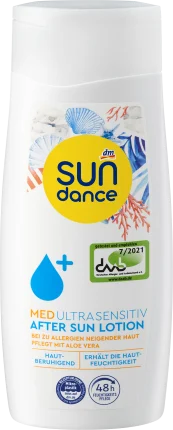 SUNDANCE After Sun Lotion, Med Ultra Sensitive, 200 ml