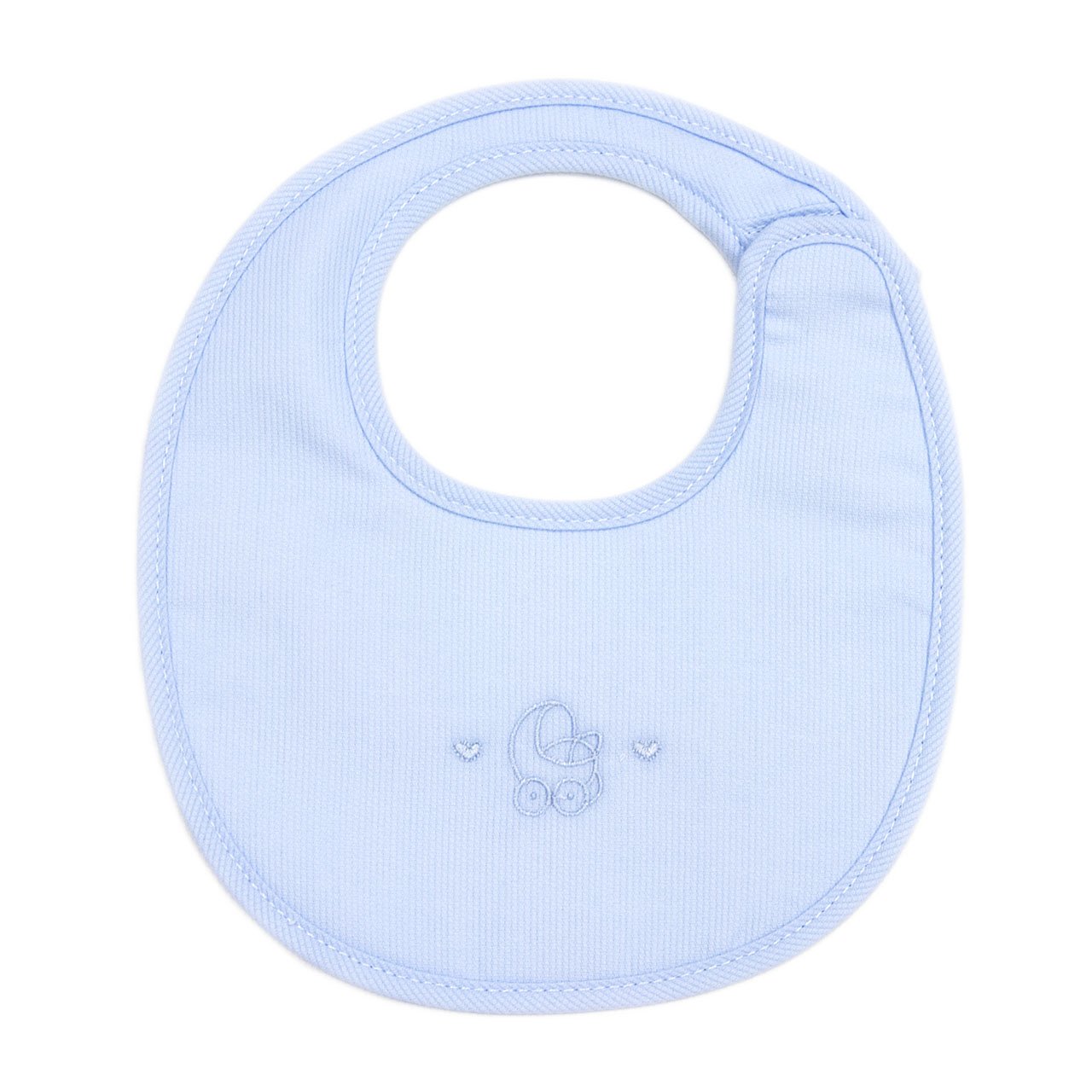 Cambrass Round Bib with Velcro Fastening 6DB blue