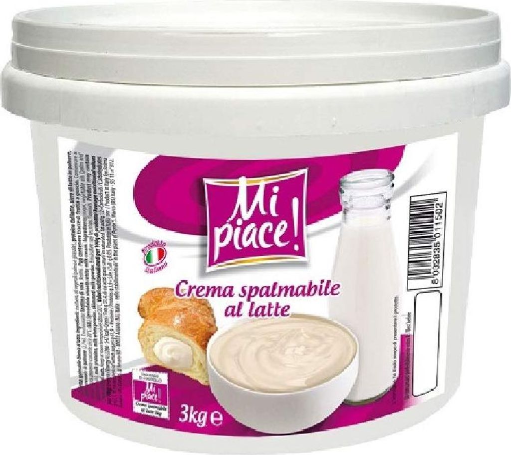 Mi Piace Crema al Latte Milk Cream 3 kg Bread Spread