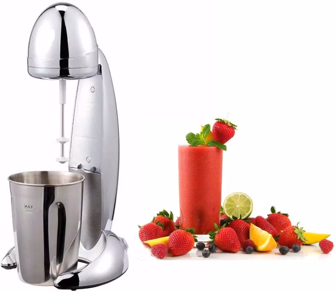 Mia Milkshaker Problend Silver 4 in 1