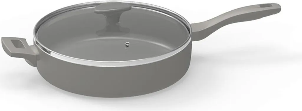 Michelino Alythia braising pan with glass lid - 28 cm in grey