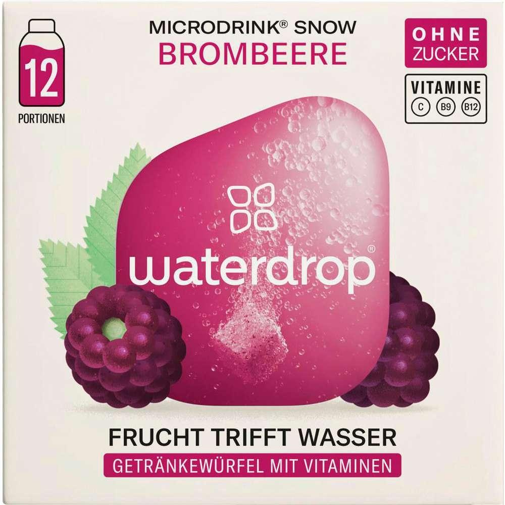 Waterdrop Microdrink, drink cubes with vitamins, blackberry