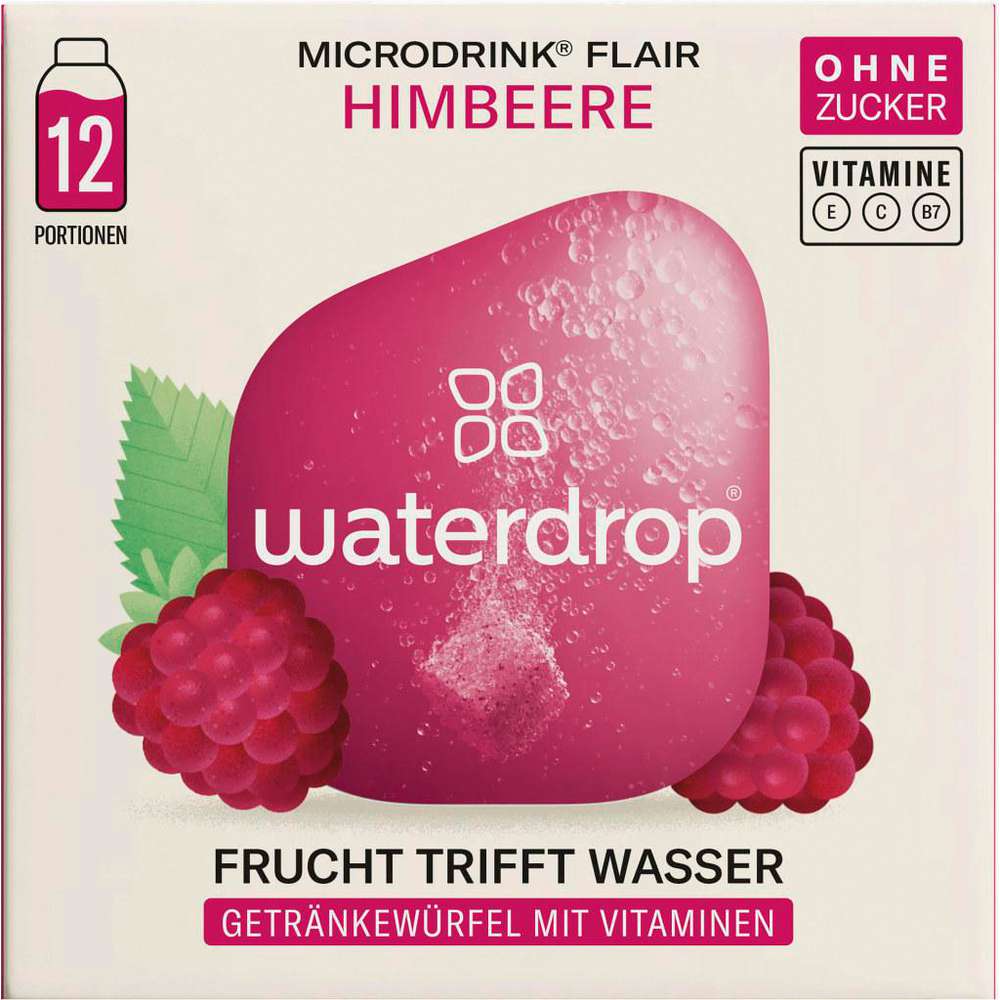 Waterdrop Microdrink, drink cubes with vitamins, Flair