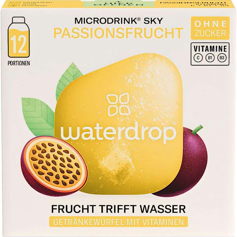 Waterdrop Microdrink, drink cubes with vitamins, Sky