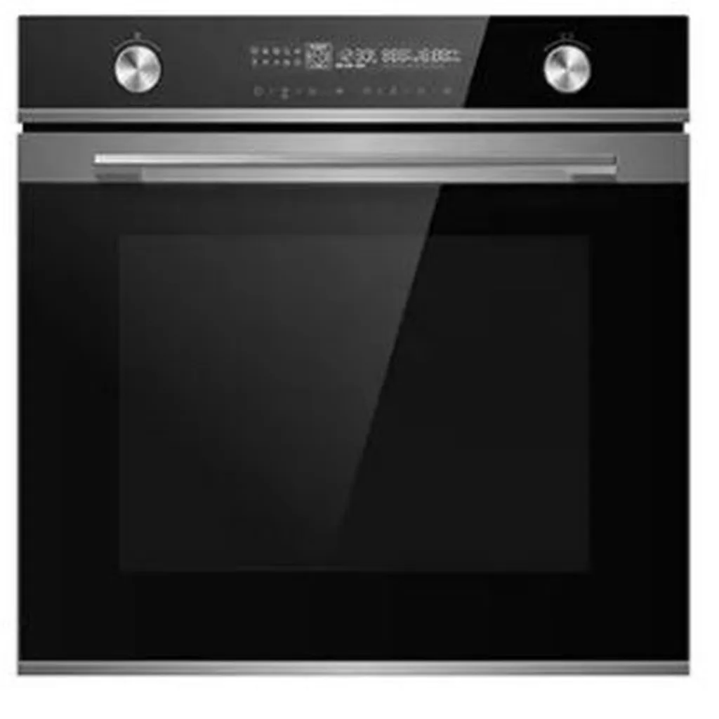 Midea built-in oven 7NP30E0IX black 72 l, pyrolytic self-cleaning