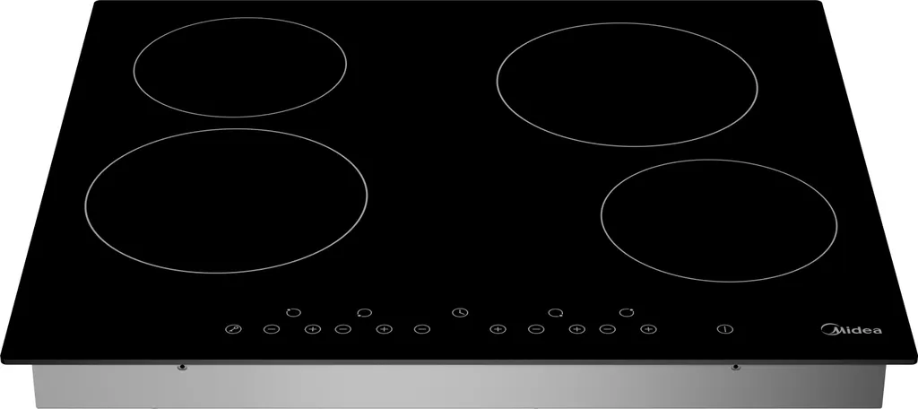 Midea ceramic hob, self-sufficient, KF400NF, 60 cm, frameless, touch control