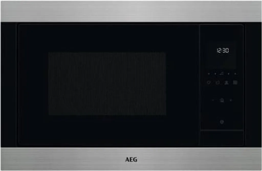 AEG TMS5G25IEM 25L 900W Microwave with Grill, Quartz Convection, Built-in Stainless Steel