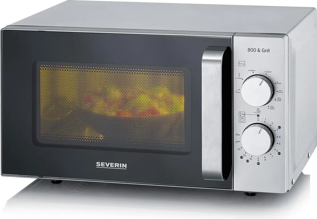 SEVERIN Microwave MW 7576 Flatbed Silver