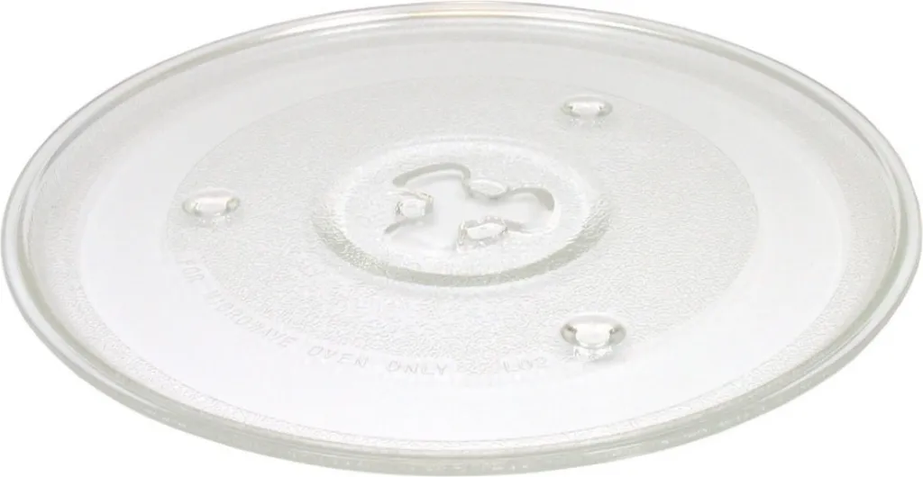 BAYLI Microwave turntable 27 cm | Turntable for microwave ovens | Glass plate made of heat-resistant glass Ø 270 mm | Replacement glass plate for microwave ovens | Compatible with Y-shaped turntable base | Glass turntable