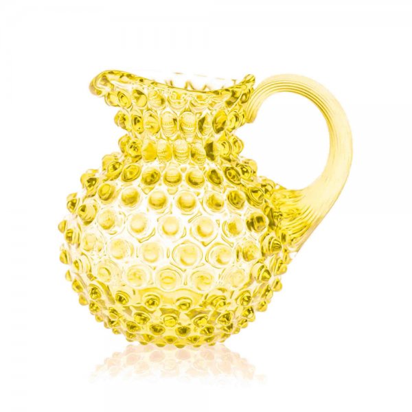 Milk jug Hobnail Citrine by Klimchi Studio
