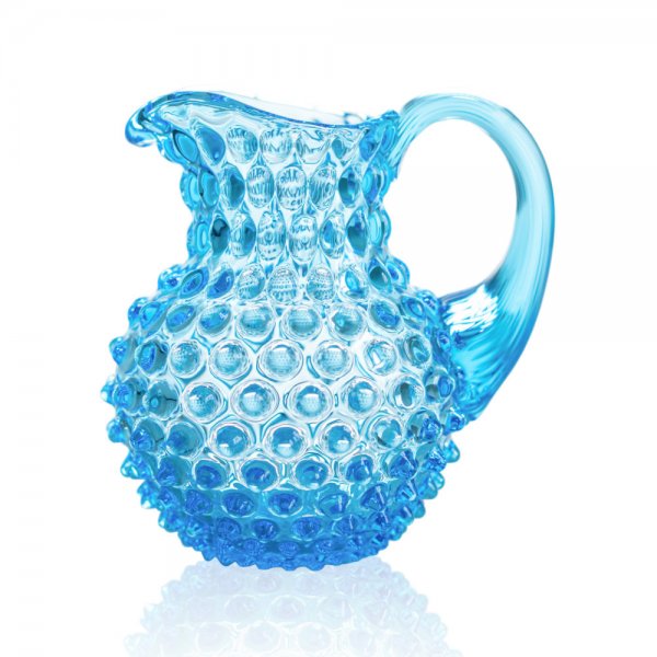 Milk jug Hobnail Creamer Jug Azure Klimchi Studio