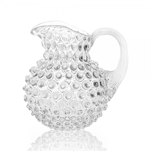 Milk jug Hobnail Creamer Jug Clear Klimchi Studio