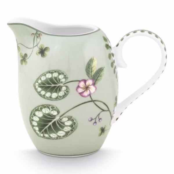 Lily & Lotus Light Green milk jug by Pip Studio