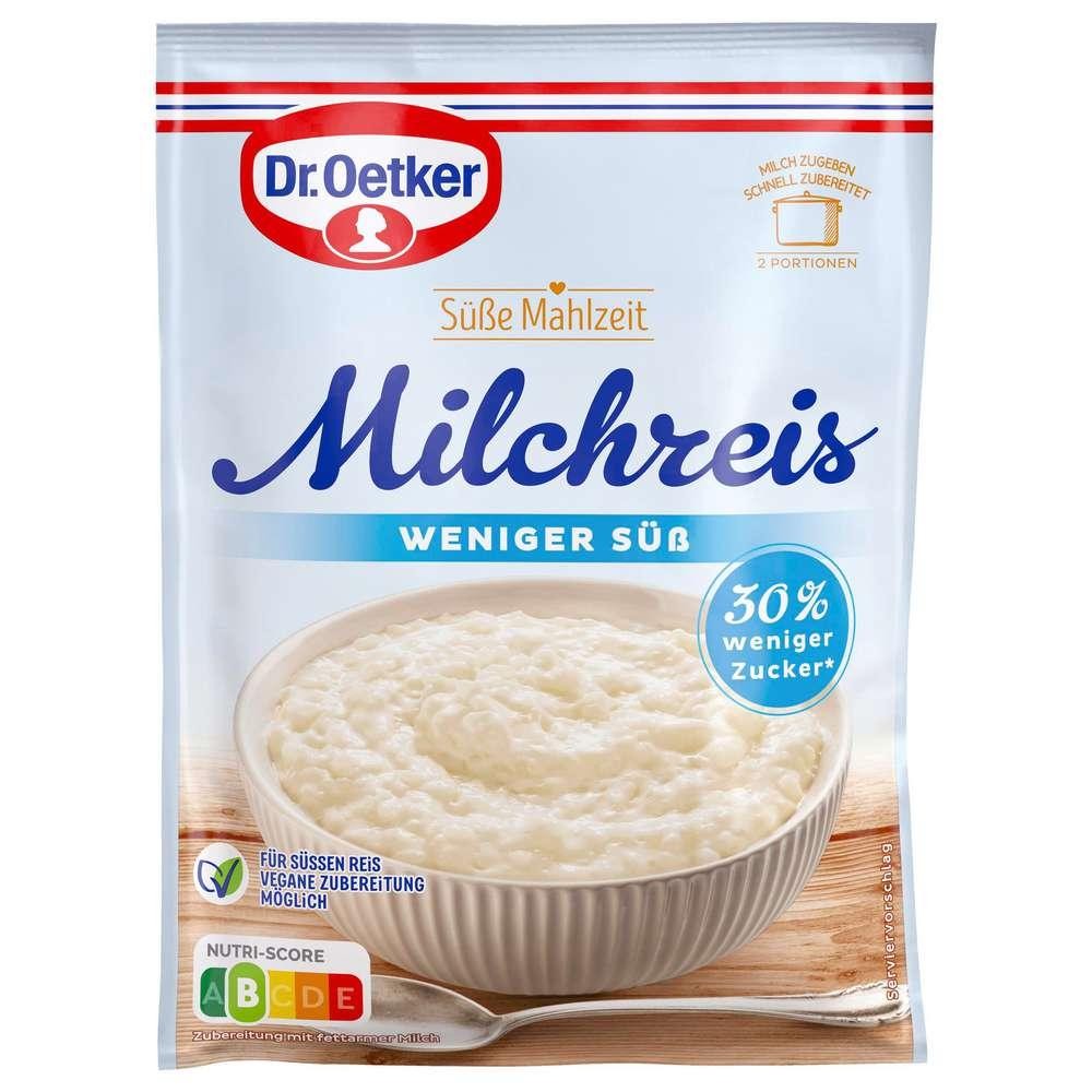 Dr. Oetker Rice pudding less sweet