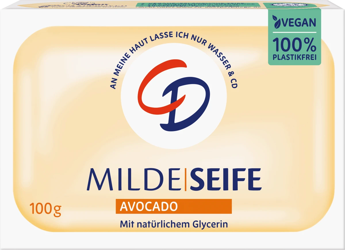CD Mild avocado soap bar, 100 g