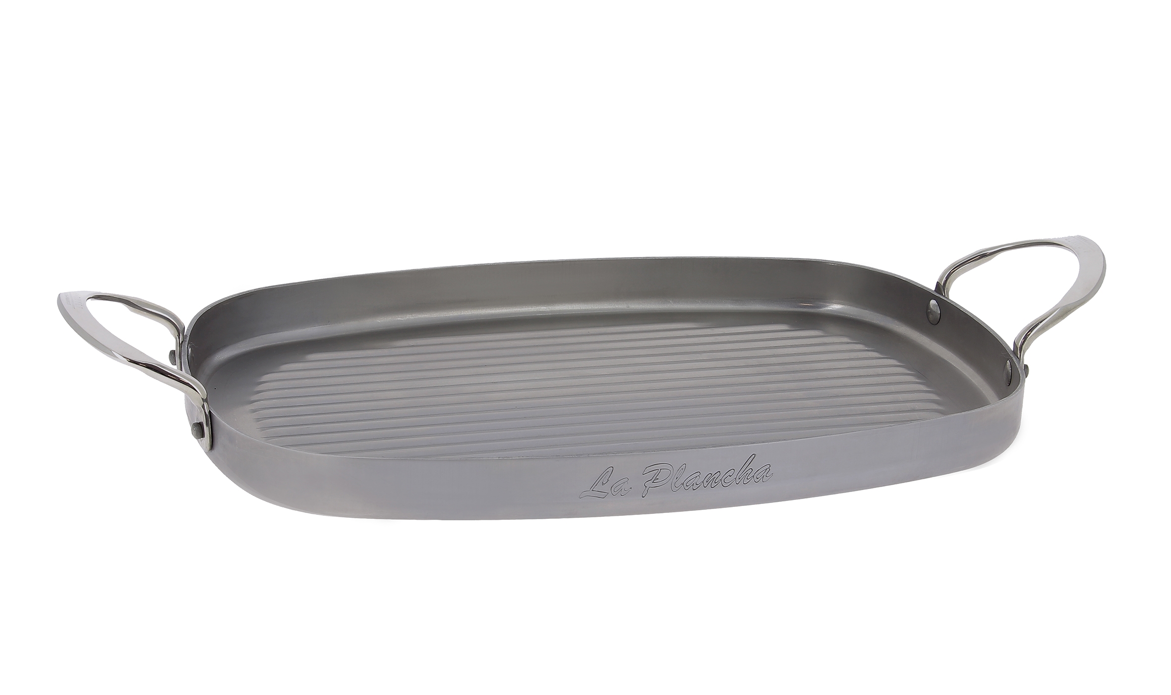 Mineral B grill plate with 2 handles