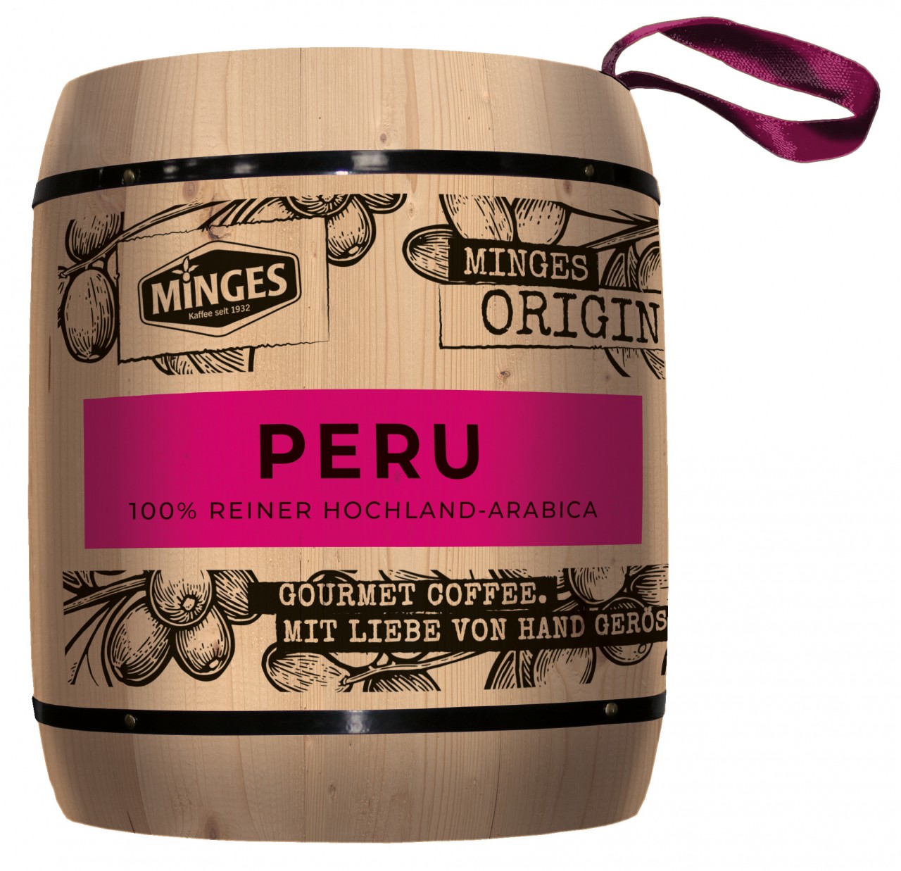 Minges Peru Highlands In Wooden Barrel