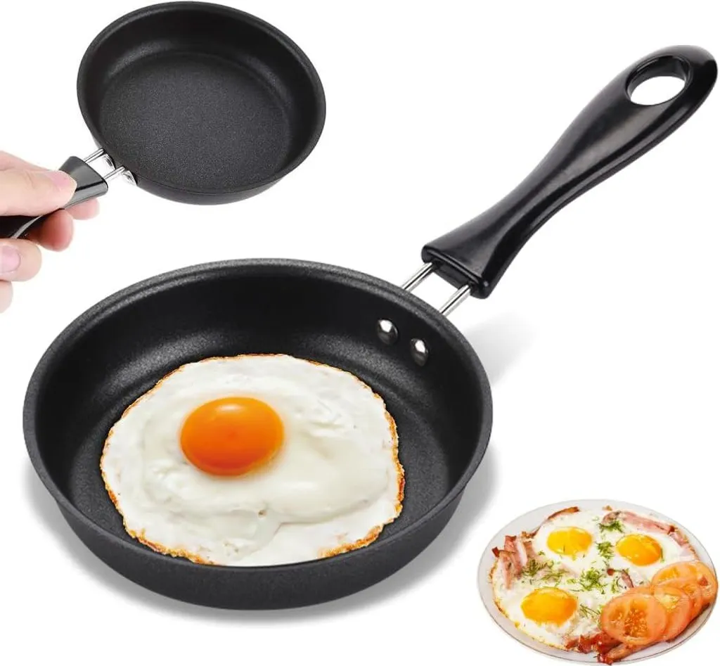 Markenlos Mini frying pan - non-stick coating - 12 cm - healthy cooking